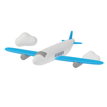 Avión  3D Icon