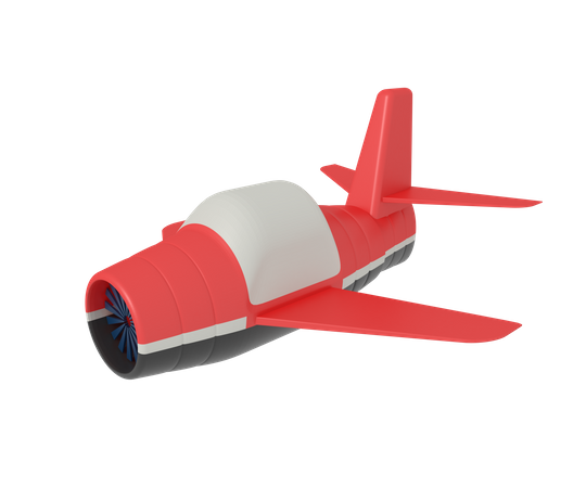 Avión  3D Icon