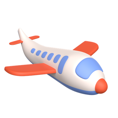 Avión  3D Icon