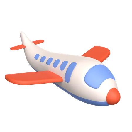 Avión  3D Icon