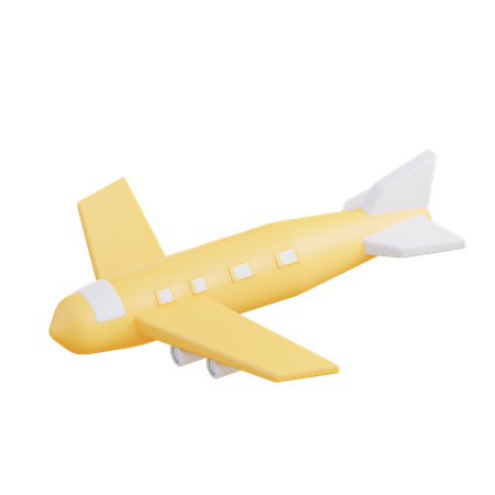 Avión  3D Icon