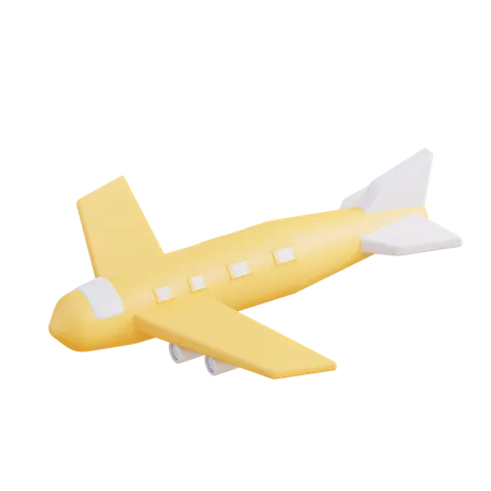 Avión  3D Icon