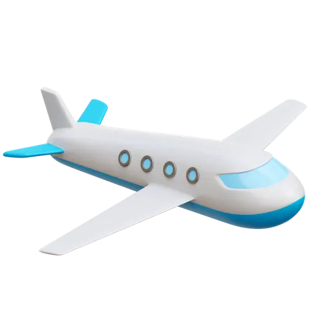 Avión  3D Icon