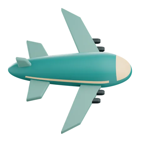 Avión  3D Icon