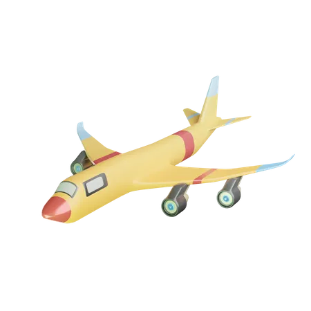 Avión  3D Icon