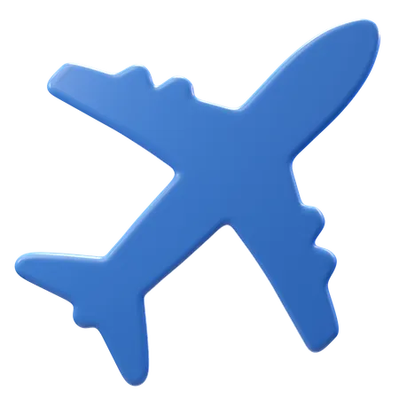 Avión  3D Icon