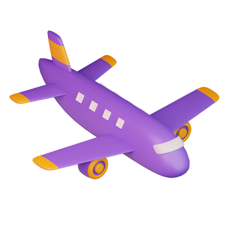 Avion de aire  3D Icon