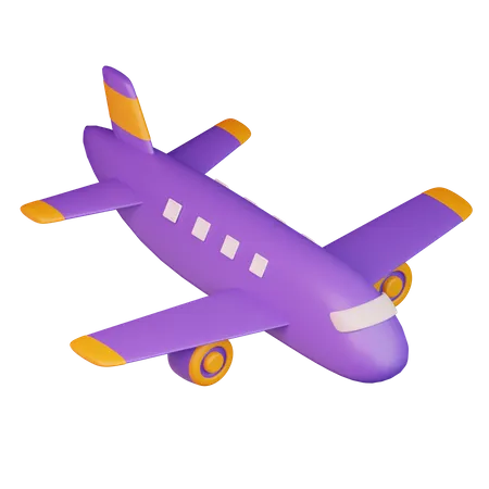 Avion de aire  3D Icon