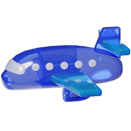 Avión  3D Icon