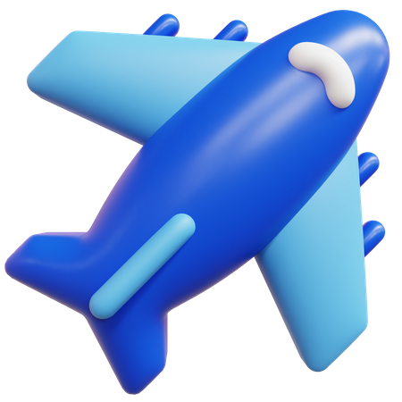 Avión  3D Icon