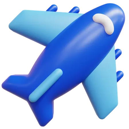 Avión  3D Icon