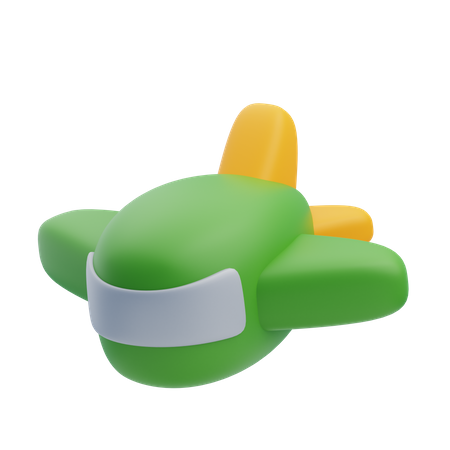 Avión  3D Icon