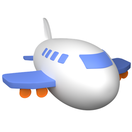 Avión  3D Icon