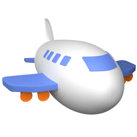 Avión  3D Icon