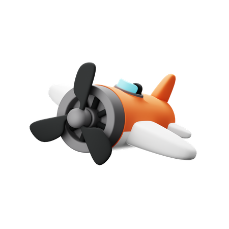 Avión  3D Icon