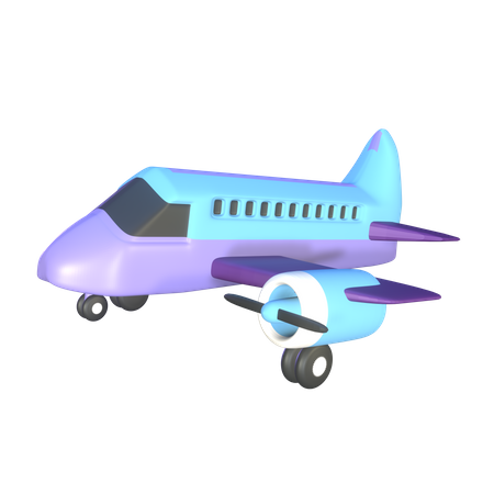 Avión  3D Icon