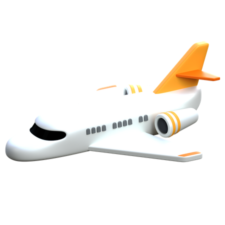 Aeronave  3D Icon