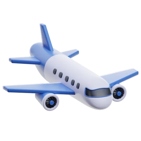 Avión  3D Icon