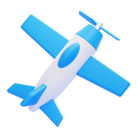 Avion à hélice  3D Icon