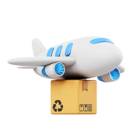 Avion cargo  3D Icon