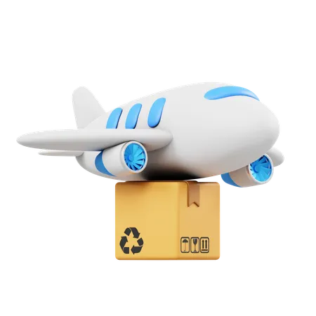 Avion cargo  3D Icon