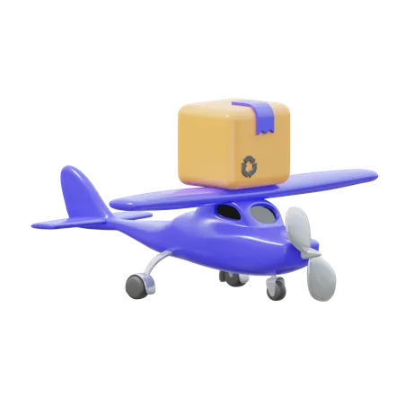 Avion cargo  3D Icon