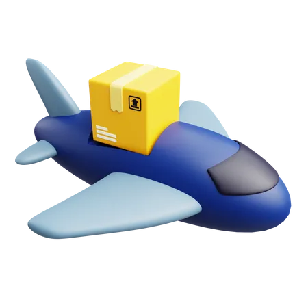 Avion cargo  3D Icon