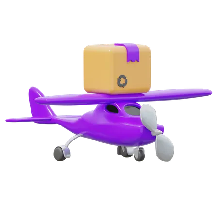 Avión de carga  3D Icon