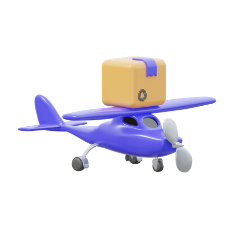 Avión de carga  3D Icon