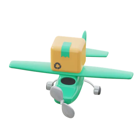 Avión de carga  3D Icon