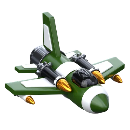 Avion de chasse  3D Icon