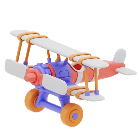 Avión de juguete  3D Icon