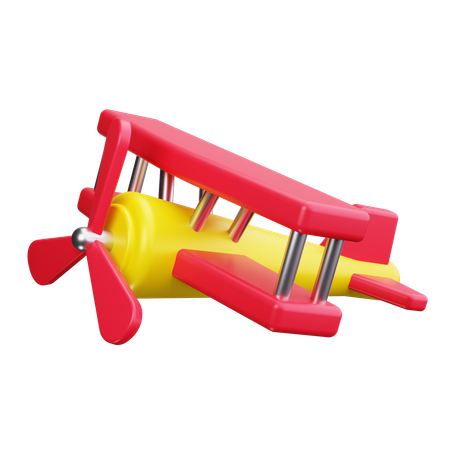 Avión de juguete  3D Icon