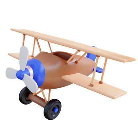 Avion de juguete  3D Icon