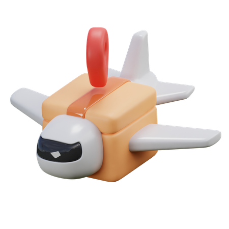 Avion de livraison  3D Icon