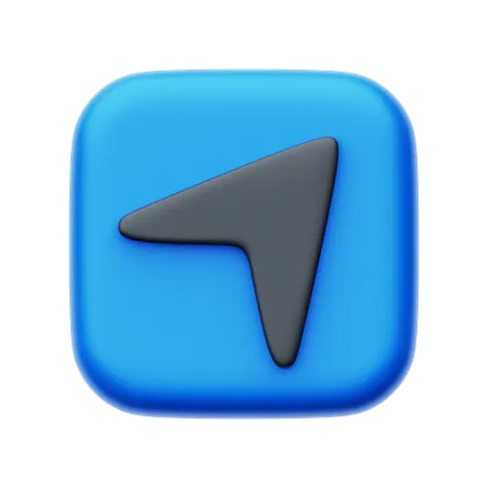 Avion de papel  3D Icon