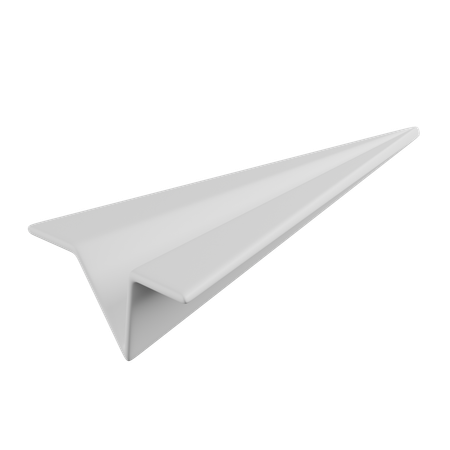 Avion de papel  3D Icon