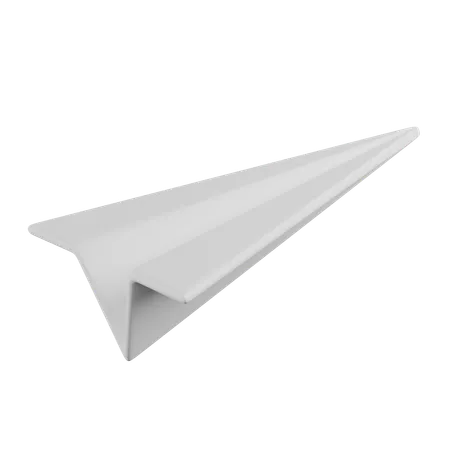 Avion de papel  3D Icon