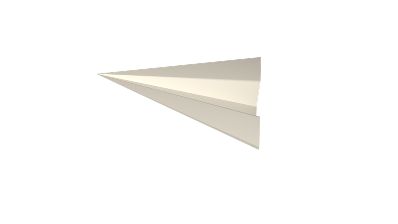 Avion de papel  3D Icon