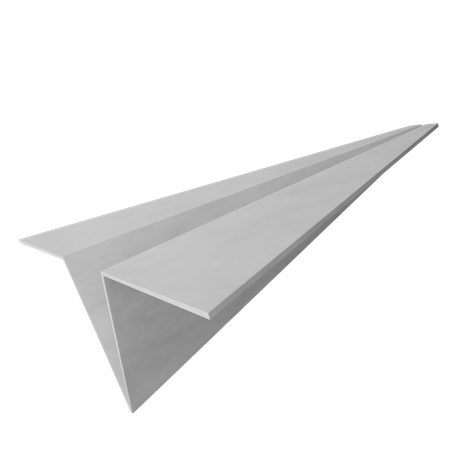 Avión de papel  3D Icon