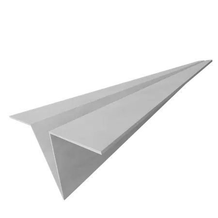 Avión de papel  3D Icon