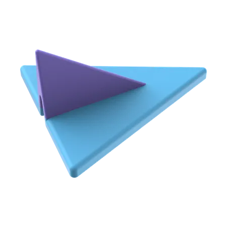 Avión de papel 3d  3D Illustration