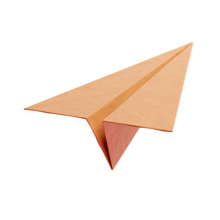 Avion de papel  3D Logo