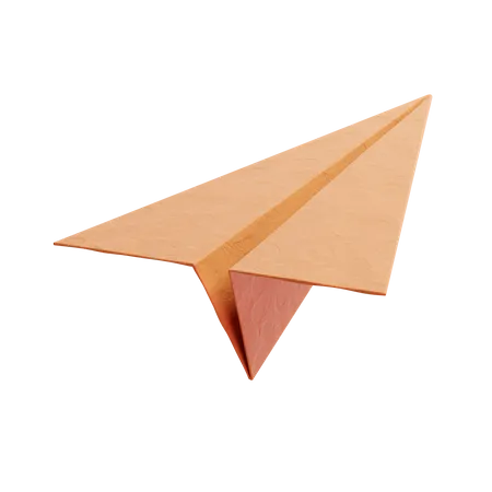 Avion de papel  3D Logo