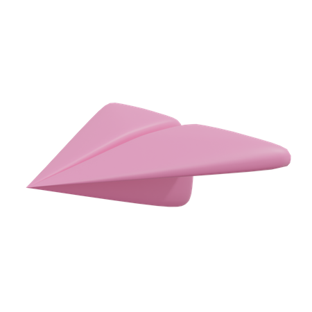 Avion de papel  3D Icon