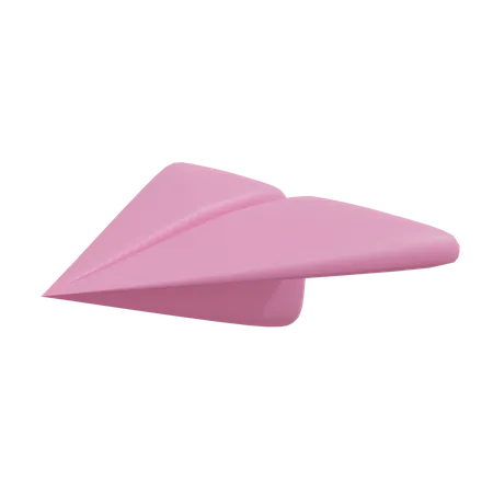 Avion de papel  3D Icon