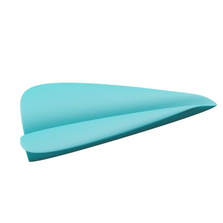 Avion de papel  3D Icon