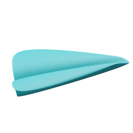 Avion de papel  3D Icon