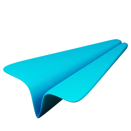 Avion de papel  3D Icon