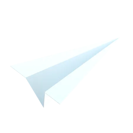 Avion de papel  3D Icon